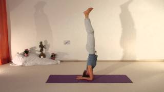 Headstand and Scorpion - Advanced Yoga Asanas - Silent Movie