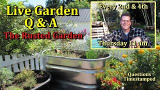Cucumber Growing Tips  (Vegetable Gardening Live  Monthly Questions & Answers E-58)