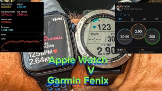 APPLE WATCH  Vs  GARMIN FENIX - TREADMILL TEST