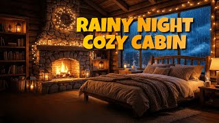 FALL ASLEEP FAST in 3 Minutes | Heavy Rain on Window & Cozy Bedroom Ambience 🌧️ Deep Sleep !