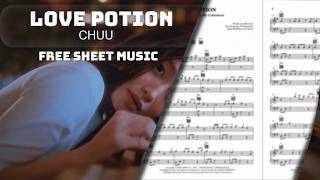 [PIANO TUTORIAL] FREE SHEET MUSIC - Love Potion (Chuu)
