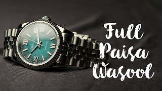 ⚡ Unbelievable ⚡ this premium 36mm watch costs 🔥under ₹7000🔥| Sappphire Glass | Smooth Second Hand