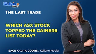 Which ASX Stock topped the gainers list today?