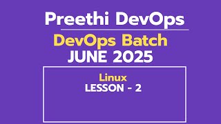 DAY 7 DEVOPS BATCH JUNE 2025  |  LINUX -2