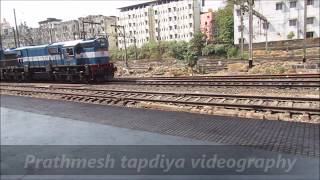 Arrival of chennei express at thane station