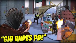 Gio Wipes the Police Department After Haqa Refuses to Turn Himself In for Talking Trash | Prodigy RP
