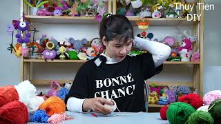 Hướng dẫn làm bé thỏ mũ đỏ dễ thương treo balo - [PART 2] | Thuy Tien DIY