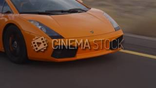 CinemaStock - B Roll & Stock Footage - Lambo driving down the freeway changing lanes
