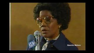 Carrie Meek Runs for Office in Miami, Fla. (March 19, 1979)