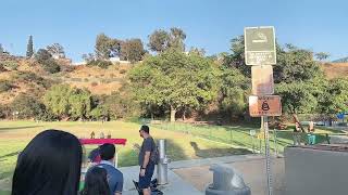 Lake Hollywood Park at Los Angeles Hollywood sign