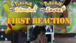 Pokemon Let's Go Pikachu/Eevee Trailer REACTION: IT'S REAL?!