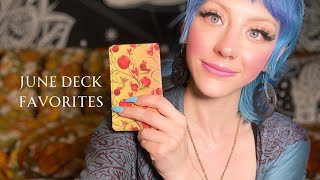 June Tarot and Oracle Deck Favorites