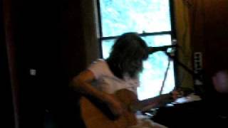 Tawnya Lorae at Flipnotics, with her song "That Year in California"
