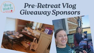 Crochet Retreat Vlog Prep & Preview - Giveaway Donations - With The Cozy Buckeye