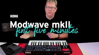 Getting started with the Modwave mkII - your first five minutes