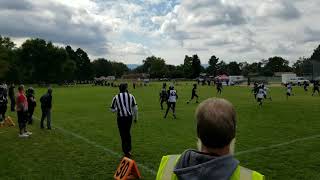 Kick off return, Asher Merrill takes it all the way.