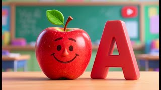 A for Apple B for Bird | ABC Alphabet A–Z rhyme 1026 #abcsong  #educarekidsrhymes  #abcd #abc