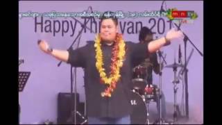 Thar Nge   Myanmar Idol Winner သၾကၤန္ Live Show သီဆို ေဖ်ာ္ေျဖမႈ 15 04 2017
