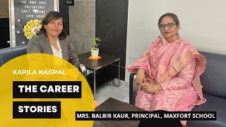 Mrs. Balbir Kaur || Her journey from a  B.Ed Student to the #principal of #school #career  #stories