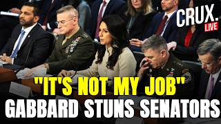 LIVE | Tulsi's Senate Bombshell Challenges Trump's Iran War:  'No Enrichment After US Strikes'