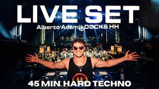 Alberto Adami - Live Hard Techno Set - Docks Hamburg [4K]