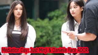 Mediation Day Showdown: Minji & Danielle Face ADOR Alone 💥🎙️