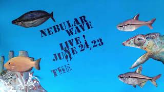 Nebular Wave June 24, 2023 moving gig poster.