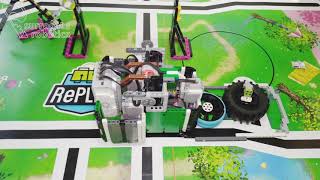 FLL RePLAY 2020 | Tire Flip Mission | 3 ways to flip tires