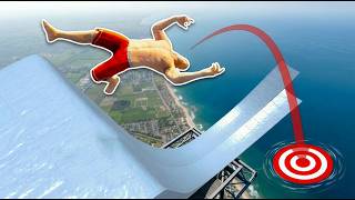Insane MEGA WATER SLIDE FLIPS in Tricking 0!