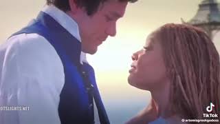 ariel x eric kiss and hug