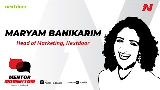 Having a Bias Towards Action with Maryam Banikarim | Mentor Momentum