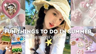 30+ Cute and Easy Things to Do This Summer at Home (No scrolling🌷)