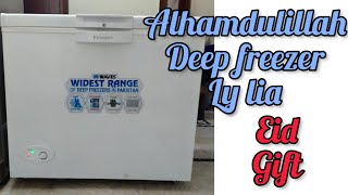 finally new deep freezer /my review/baqra eid special