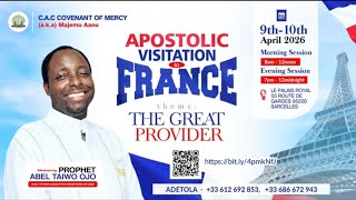 APOSTOLIC VISITATION TO FRANCE DAY 2 - MORNING SESSION // 10-04-2026