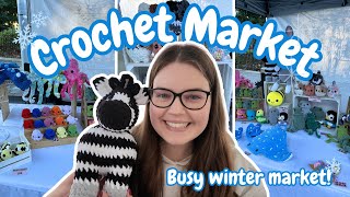 Busy Winter Crochet Market - Crochet Prep and Vlog ❄️  Vlog 17