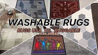 BEST Machine Washable Rugs & Doormats | Ruggable vs RugsUSA | 1 Year Later Indoor & Outdoor Review