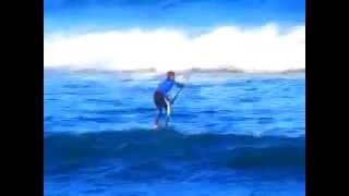 Stand Up Paddle surfing & Turfing with surfers