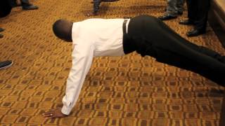 Kenya Diaspora Fathers Meeting Push Ups!!