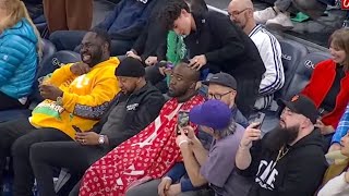 YouTube star JiDion gets a haircut courtside at the Timberwolves vs. Mavericks game 🤣