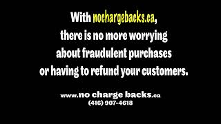 Ad For no charge backs