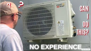 Installing A Costway Mini Split In A Woodworking Shop! Will It Work??