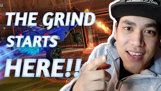 THE GRIND TO RANK UP! / Rocket League Gameplay / Jeffrey Bakker
