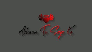🌹🌹 New Black Screen Lyrics Status | Dil Diya Gallan Status | Lyrics Song | 🌹🌹 WhatsApp Lofi Status