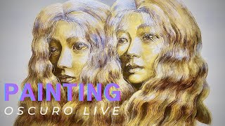 PAINTING 'BLOND' TIME-LAPSE | OSCURO LIVE