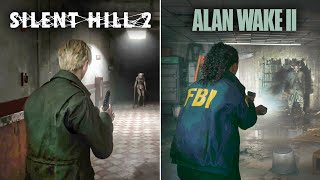 Silent Hill 2 Remake VS. Alan Wake 2 - Physics & Combat Comparison