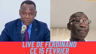 LIVE FROM FERDINAND AYITE ON FEBRUARY 15, 2026