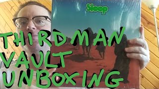 Unboxing: Dopesmoker by Sleep from Third Man Records Vault (ASMR version because wife still asleep)