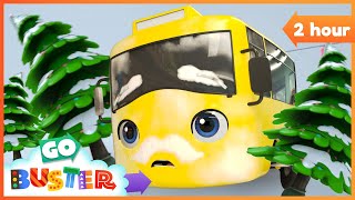 Buster’s First Snowy Christmas! 🎄❄️🚌 Holiday Adventure | Go Buster - Bus Cartoons & Kids Stories