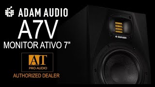 ADAM A7V MONITOR DE ESTÚDIO ATIVO - AT PROAUDIO BRASIL