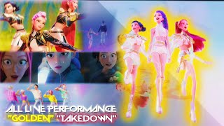 KPop Demon Hunters – All Live Performances of "Golden" & "Takedown" | Special 1st Anniversary of KDH